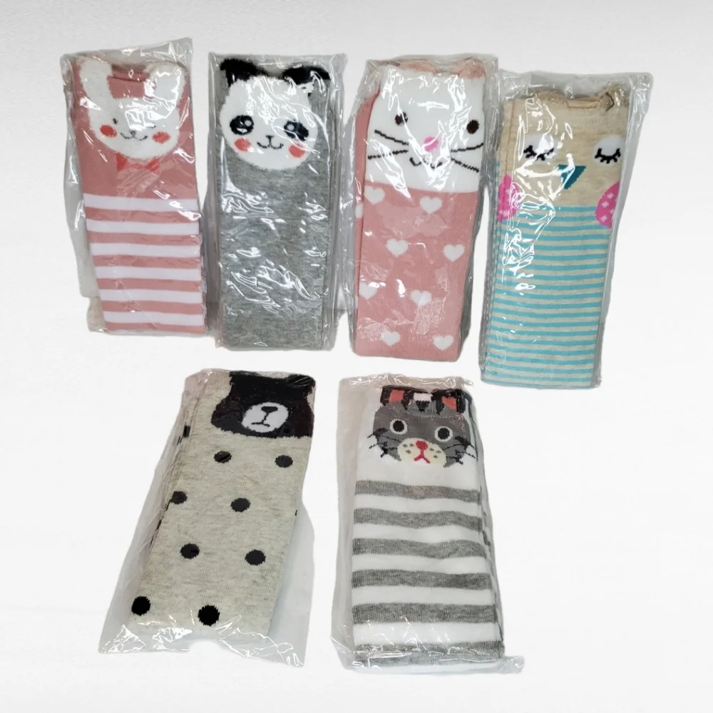 Girls Knee High Socks 6 Pack
